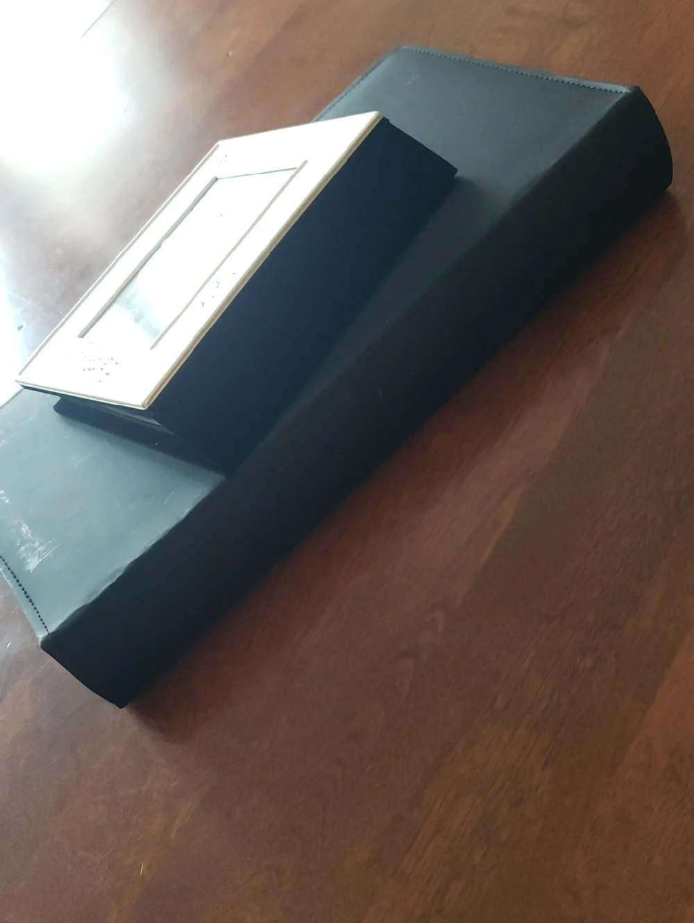(2) Photo Albums - Black and Silver 